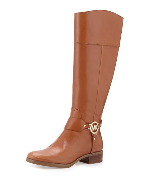 michael michael kors fulton harness leather riding boot luggage|Michael michael kors fulton harness boot + FREE SHIPPING.